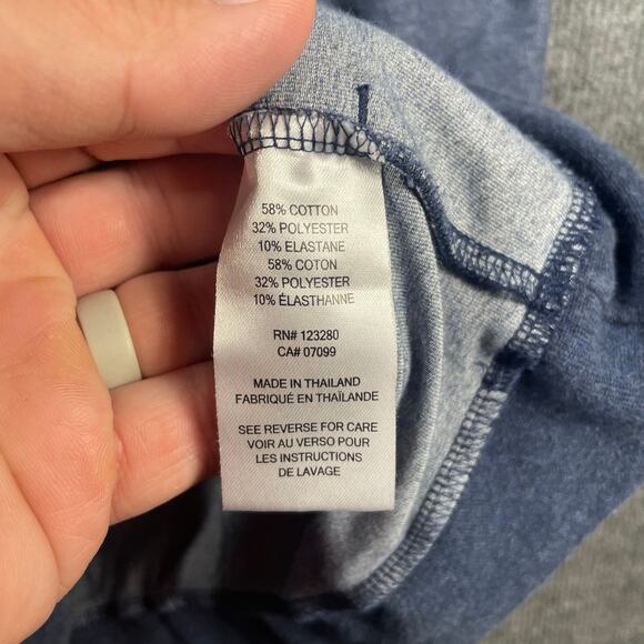 Travis Mathew 1/2 Zip Golf Pullover Men's Large Blue Oak Tree Logo Stretch - Picture 10 of 14